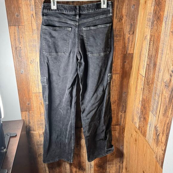 Hollister High-Rise Vintage Baggy Cargo Jeans Women’s 9R W29 L31 - Picture 4 of 4